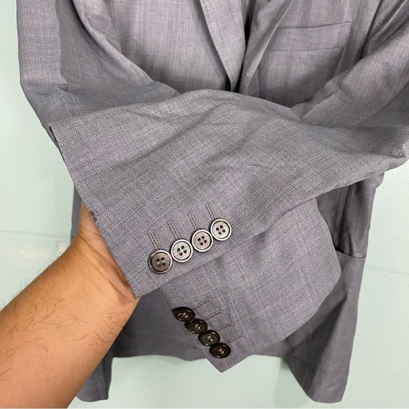 Canali Gray Kai Travel‎ Blazer Sz IT 48 , US 38 - Picture 6 of 16